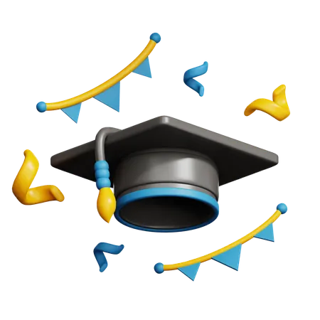 Graduation Ceremony  3D Icon