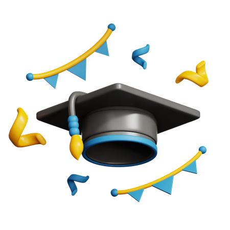 Graduation Ceremony  3D Icon