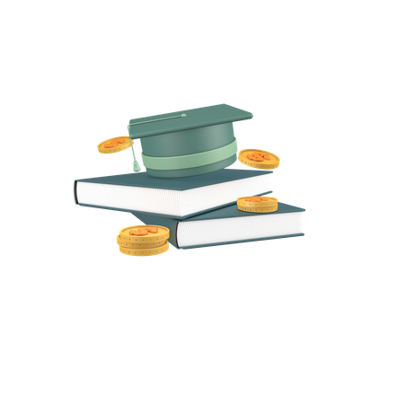 Graduation Cost  3D Icon