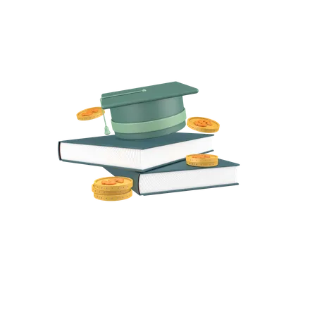 Graduation Cost  3D Icon
