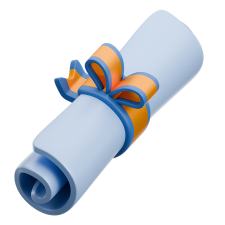 Graduation Degree  3D Icon