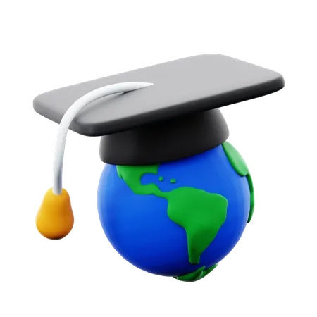 Graduation Degree  3D Icon