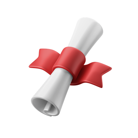 Graduation Degree  3D Icon