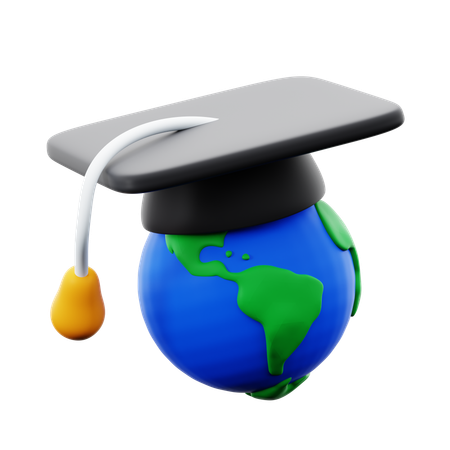 Graduation Degree  3D Icon