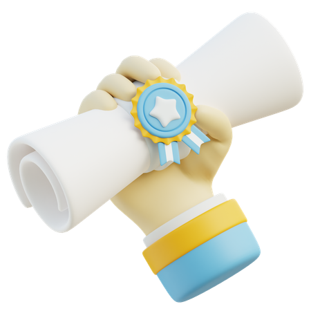 Graduation Diploma  3D Icon