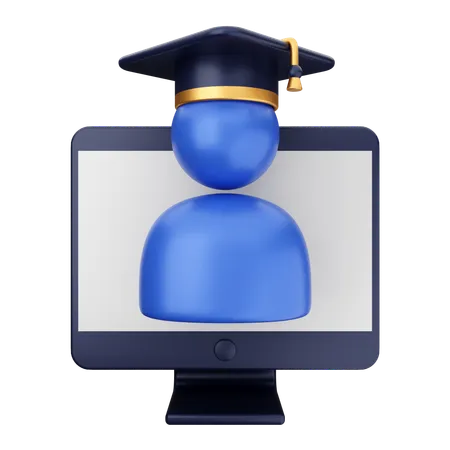 Graduation Education  3D Icon