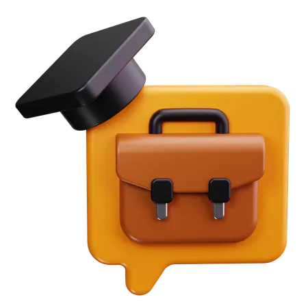 Graduation education  3D Icon