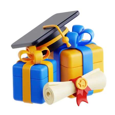 Graduation Gift  3D Icon