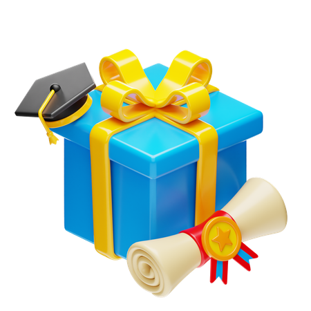 Graduation Gift  3D Icon