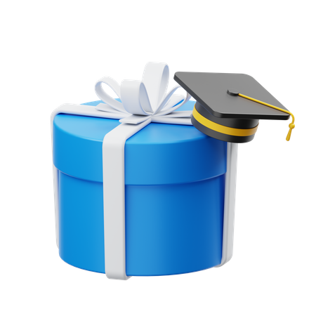 Graduation Gift 3D Illustration