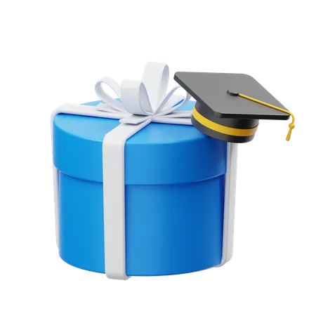 Graduation Gift  3D Illustration
