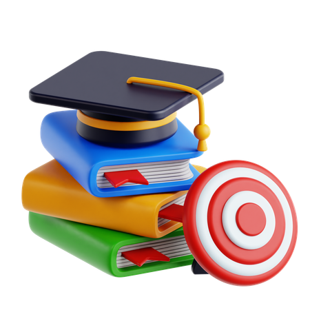 Graduation Goal  3D Icon