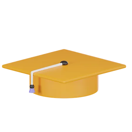 Graduation Hat 3 D Icon 3D Icon