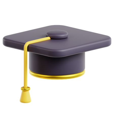 Graduation Hat  3D Icon