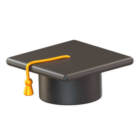 GRADUATION HAT  3D Icon