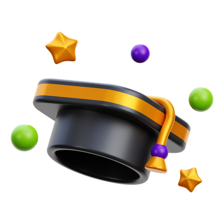 Graduation Hat  3D Icon