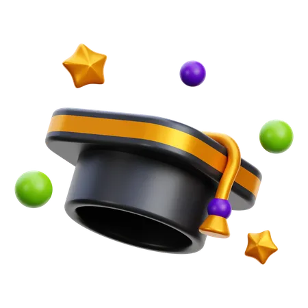 Graduation Hat  3D Icon