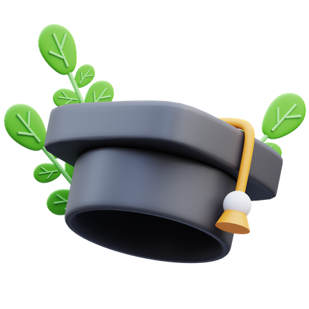 Graduation Hat  3D Icon