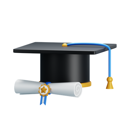 Graduation Hat  3D Icon