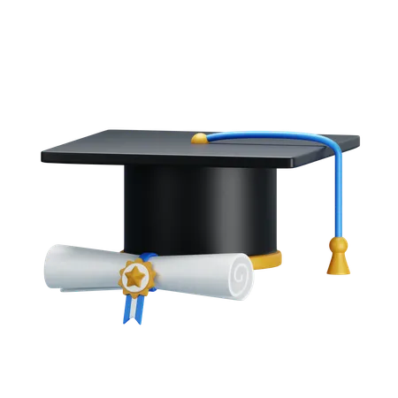 Graduation Hat  3D Icon