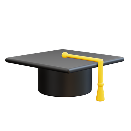 Graduation Hat  3D Icon