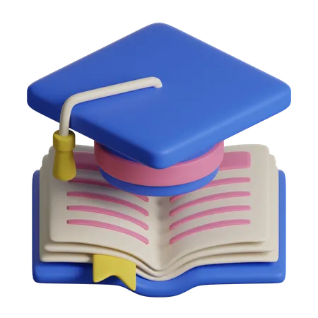 Graduation hat  3D Icon