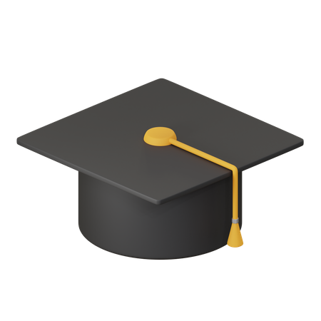 Graduation Hat  3D Icon