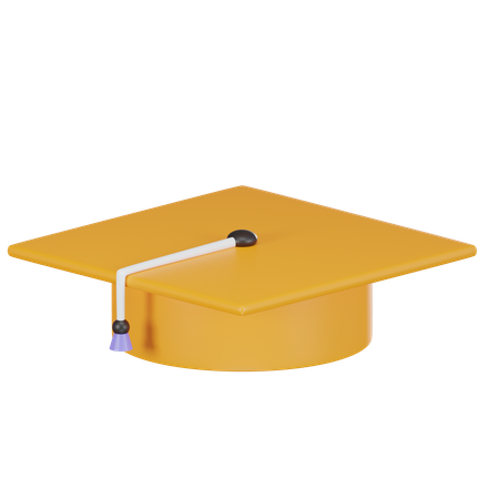 Graduation Hat  3D Icon