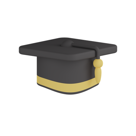 Graduation Hat  3D Icon