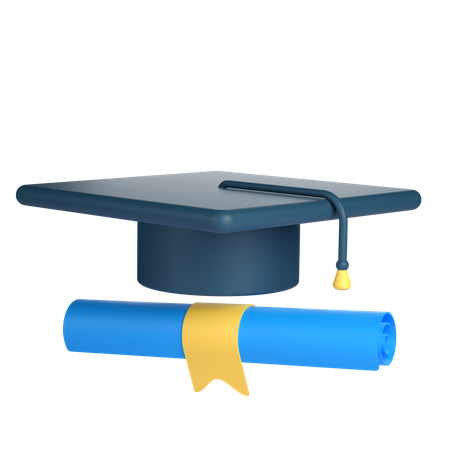 Graduation Hat  3D Icon