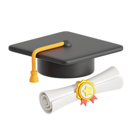 Graduation Hat  3D Icon