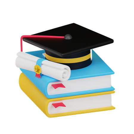 Graduation Hat  3D Icon