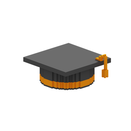 Graduation Hat  3D Icon