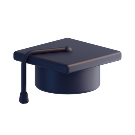 Graduation hat  3D Icon