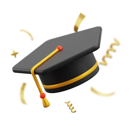 Graduation Hat  3D Icon