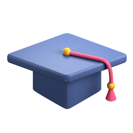 Graduation Hat  3D Icon