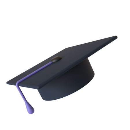 Graduation hat  3D Icon