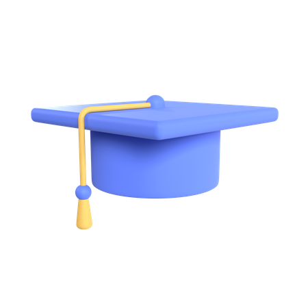 Graduation Hat  3D Illustration