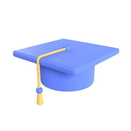 Graduation Hat  3D Illustration