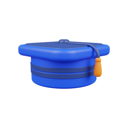 Graduation Hat  3D Illustration