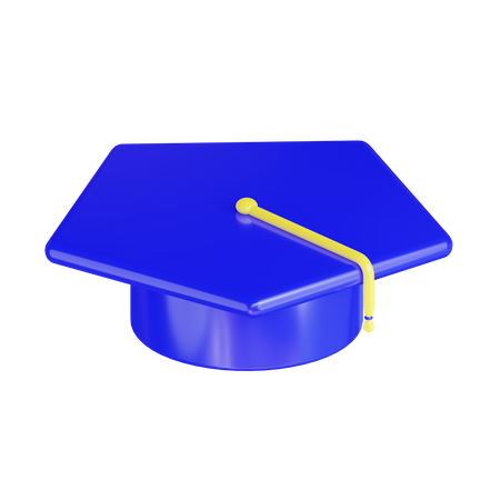 Graduation Hat  3D Illustration