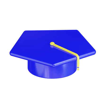 Graduation Hat  3D Illustration