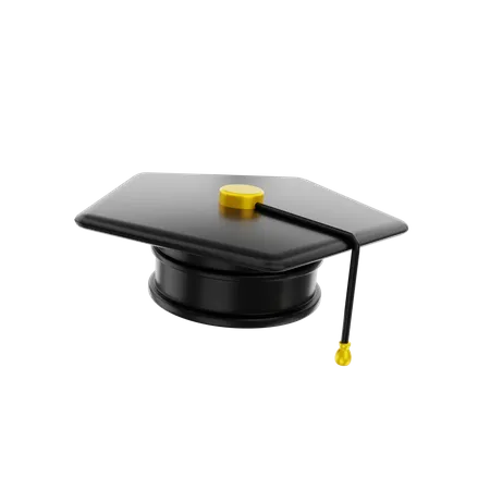 Graduation Hat  3D Illustration