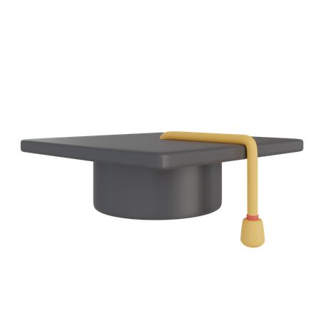 Graduation Hat  3D Illustration