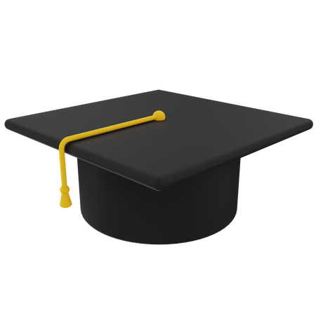 Graduation Hat  3D Illustration