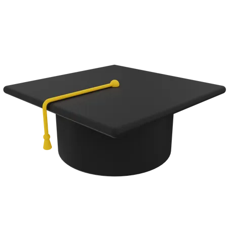 Graduation Hat  3D Illustration