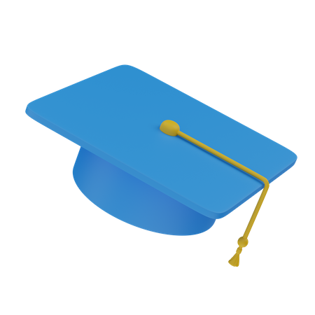 Graduation Hat  3D Illustration