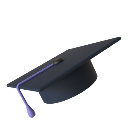 Graduation hat  3D Illustration