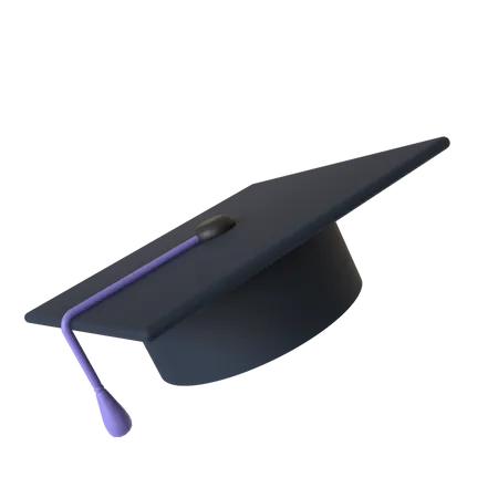 Graduation hat  3D Illustration