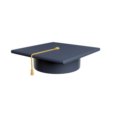 Graduation Hat  3D Illustration